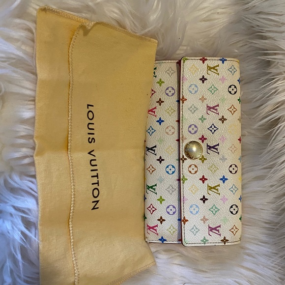 Authentic Louis Vuitton Multicolor Sarah Wallet - Picture 11 of 12
